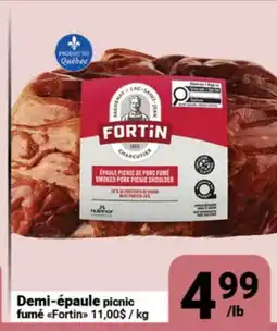 Pasquier Demi-épaule picnic fumé Fortin offer
