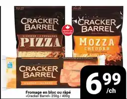 Pasquier Fromage en bloc ou râpé Cracker Barrel offer
