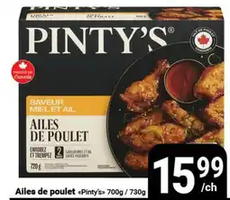 Pasquier Ailes de poulet Pinty's offer