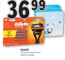 Familiprix GILLETTE, Selected cartridges offer