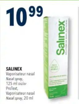 Familiprix SALINEX, Nasal spray, 125 ml or ProText, Nasal spray, 20 ml offer