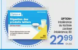 Uniprix OPTION+ Intolérance au lactose / Lactose intolerance offer