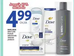 Uniprix DOVE, DOVE MEN+CARE Produits sélectionnés/Selected products offer