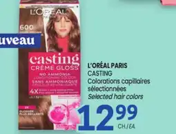 Uniprix L'ORÉAL PARIS CASTING Colorations capillaires / sélectionnées Selected hair colors offer