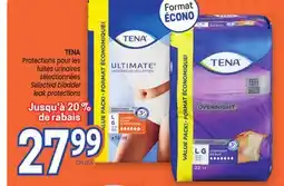 Uniprix TENA Protections pour les fuites urinaires sélectionnées / Selected bladder leak protections offer