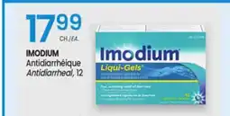 Uniprix IMODIUM Antidiarrhéique Antidiarrheal, 12 offer