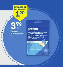 Uniprix OPTION+ Pastilles/Lozenges offer