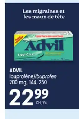 Uniprix ADVIL buprofène/Ibuprofen 200 mg offer