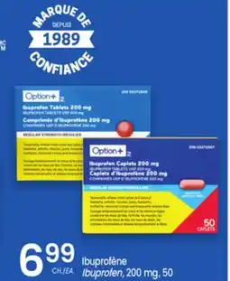 Uniprix Option+ Ibuprofène / Ibuprofen, 200 mg offer