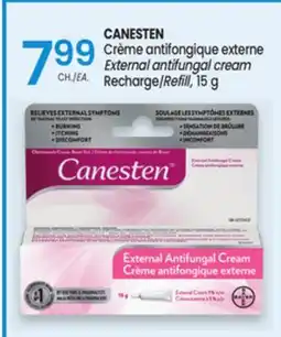 Uniprix CANESTEN Crème antifongique externe External antifungal cream, Recharge/Refill offer