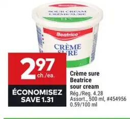 Giant Tiger Beatrice sour cream offer