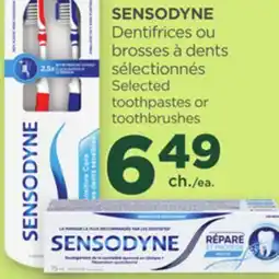Proxim SENSODYNE Selected toothpastes or toothbrushes offer