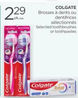 Proxim COLGATE Selected toothbrushes or toothpastes offer