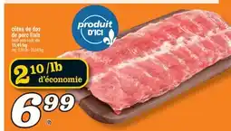 Marché Richelieu CÔTES DE DOS DE PORC FRAIS | FRESH PORK BACK RIBS offer