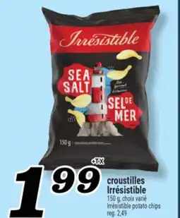 Marché Richelieu CROUSTILLES IRRÉSISTIBLE | IRRÉSISTIBLE POTATO CHIPS offer