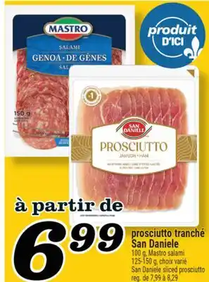 Marché Richelieu PROSCIUTTO TRANCHÉ SAN DANIELE | SAN DANIELE SLICED PROSCIUTTO offer