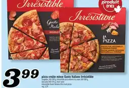 Marché Richelieu PIZZA CROÛTE MINCE GUSTO ITALIANO IRRÉSISTIBLE | IRRÉSISTIBLE GUSTO ITALIANO THIN CRUST PIZZA offer