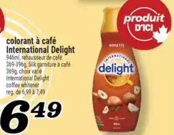 Marché Richelieu COLORANT À CAFÉ INTERNATIONAL DELIGHT | INTERNATIONAL DELIGHT COFFEE WHITENER offer