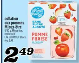Marché Richelieu COLLATION AUX POMMES MIEUX‑ÊTRE | LIFE SMART FRUIT SNACK offer