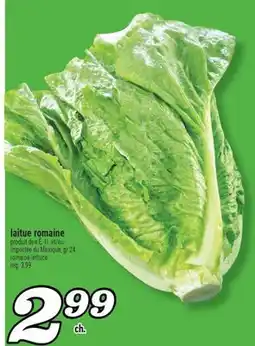 Marché Richelieu LAITUE | ROMAINE LETTUCE offer