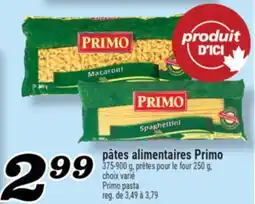 Marché Richelieu PÂTES ALIMENTAIRES PRIMO | PRIMO PASTA offer