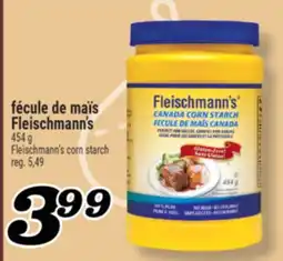 Marché Richelieu FÉCULE DE MAÏS FLEISCHMANN'S | FLEISCHMANN'S CORN STARCH offer