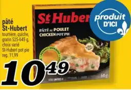 Marché Richelieu PÂTÉ ST-HUBERT | ST-HUBERT POT PIE offer