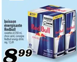 Marché Richelieu BOISSON ÉNERGISANTE REDBULL | REDBULL ENERGY DRINK offer
