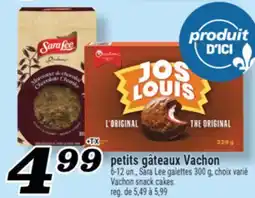 Marché Richelieu PETITS GÂTEAUX VACHON | VACHON SNACK CAKES offer