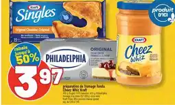 Marché Richelieu PRÉPARATION DE FROMAGE FONDU CHEEZ WHIZ KRAFT | KRAFT CHEEZ WHIZ PROCESS CHEESE SPREAD offer