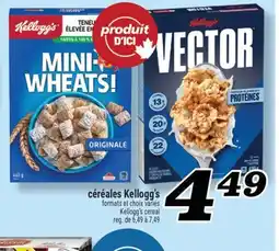 Marché Richelieu CÉRÉALES KELLOGG'S | KELLOGG'S CEREAL offer