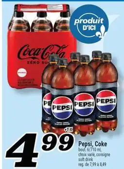 Marché Richelieu PEPSI, COKE | PEPSI, COKE SOFT DRINK offer