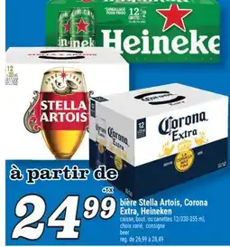 Marché Richelieu BIÈRE STELLA ARTOIS, CORONA EXTRA, HEINEKEN | STELLA ARTOIS, CORONA EXTRA, HEINEKEN BEER offer