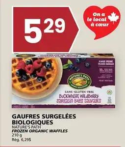 Rachelle-Bery Grocery NATURE'S PATH FROZEN ORGANIC WAFFLES offer