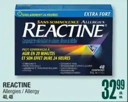 Jean Coutu REACTINE Allergy offer