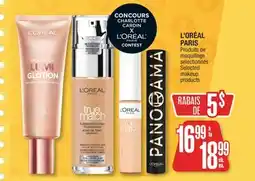 Jean Coutu L'ORÉAL PARIS Selected makeup products offer