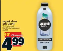 Super C YOGOURT À BOIRE KÉFIR LIBERTÉ | LIBERTÉ KEFIR DRINKABLE YOGURT offer