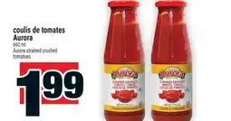 Super C coulis de tomates Aurora | Aurora strained crushed tomatoes offer