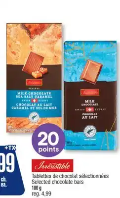 Jean Coutu IRRESISTIBLE Selected chocolate bars offer