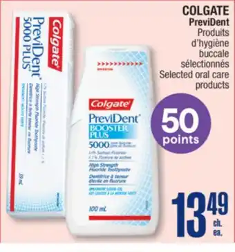 Jean Coutu COLGATE PreviDent Selected oral care products offer