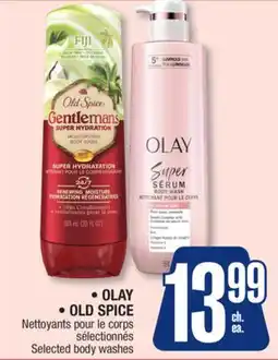 Jean Coutu OLAY, OLD SPICE Selected body washes offer