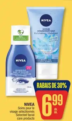 Jean Coutu NIVEA Selected facial care products offer
