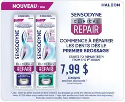 Jean Coutu SENSODYNE selected toothpastes offer