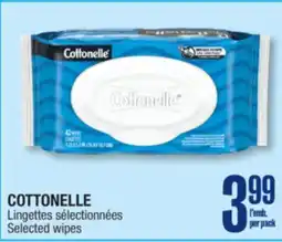 Jean Coutu COTTONELLE Selected wipes offer