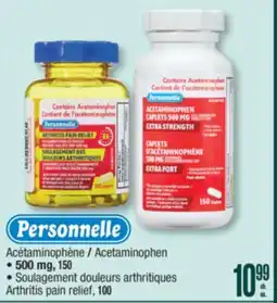 Jean Coutu PERSONNELLE Acetaminophen 500 mg offer