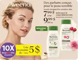 Jean Coutu Aveeno Selected body care products offer