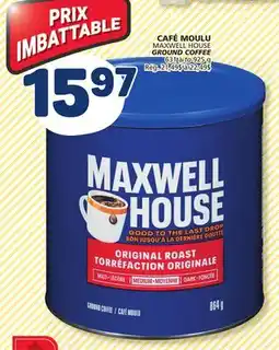 Marché Bonichoix MAXWELL HOUSE GROUND COFFEE offer