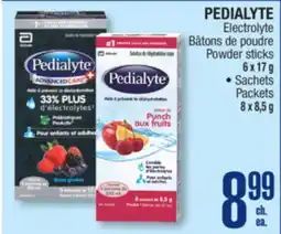 Jean Coutu PEDIALYTE Electrolyte Powder sticks offer
