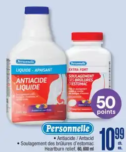Jean Coutu PERSONNELLE Antacid, Heartburn relief offer