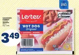 Marché Bonichoix LESTERS WIENERS offer